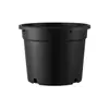 Maceta de Galón Súper Gruesa de Gran Diámetro Base para Maceta de Piso para Plantar Árbol Frutal Maceta de Plástico Negro Venta al por Mayor