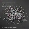 Decoraciones para Uñas: 50 Piezas de Diamantes Redondos Blancos Transparentes y de Colores Irregulares para Uñas, Decoraciones Brillantes de Diamante para Uñas