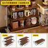 Portavasos de madera maciza, plegable, para escritorio, para guardar tazas de agua, té, café, organizador para exteriores, aparador