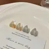 Pendientes Triangulares de Encaje Completo con Diamantes 3D de Estilo Minimalista de Nicho Coreano y Japonés para Mujer, Adecuados para el Viaje Diario, con un Aspecto de Alta Gama y Temperamento Versátil