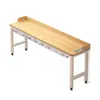 Escritorio de computadora con base cruzada, móvil, multifuncional, escritorio perezoso simple para uso doméstico, adecuado para espacios pequeños, mesa larga para usar en la cama