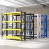 Estanterías de Almacenamiento de Alta Resistencia, Estanterías de Almacén Multicapa, Cuartos de Almacenamiento para Supermercados Domésticos y Entrega Express, Estanterías de Hierro de Piso Engrosadas
