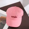 Gorra de Béisbol con Bordado de Letra Cmin para Primavera y Otoño, Protección Solar, Versátil y Adelgazante para Niños y Niñas