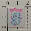 Adesivos de Etiqueta Mini Fofos, Estampas de Transferência Térmica, Patches de Tecido Autoadesivos Coloridos de Desenho Animado para Roupas, Artesanato Feito à Mão de Cachorro Pequeno Pet