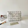 Nueva Bolsa de Cosméticos Estilo Coreano de Material de Burbujas Gran Capacidad Almacenamiento Acolchado Portátil Suave Portátil Bolsa de Cosméticos