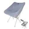 Nueva Silla Luna Giratoria 360 Grados de Jituo Ligera de Aleación de Aluminio Plegable Estilo Camping al Aire Libre Silla de Playa Portátil