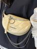 Bolsa Dumpling de Design Nicho da Moda 2025 Verão Nova Bolsa de Ombro Sela Bolsa Transversal da Moda Bolsa Simples para Mulheres