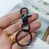 Llavero con pinza de pintura de color, directo de fábrica, hebilla para perro, anillo para libro, anillo de hojas sueltas, juguete, joyería, hebilla colgante