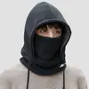 Conjunto de Máscara de Vento e Chapéu Elétrico para Veículos de Inverno, Protetor de Pescoço Quente à Prova de Frio para Ciclismo Feminino e Esqui, Cobertura para Cabeça, Chapéu de Algodão para Proteção do Pescoço