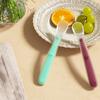 Cuchara de Silicona para Suplemento Alimenticio para Bebé Recién Nacido, Cuchara Suave para Agua para Alimentación de Bebé, Plato de Entrenamiento Vajilla para Niños, Cuchara para Suplemento Alimenticio de Puré de Frutas