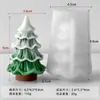 Jiahui Mei Molde de Vela para Árbol de Navidad DIY Navidad Hecho a Mano Decoración de Aromaterapia Recuerdo Molde de Silicona Transfronterizo