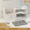 Estantería de Escritorio, Estante de Almacenamiento para Escritorio, Estante de Almacenamiento para Escritorio, Estante de Almacenamiento para Escritorio de Dormitorio Estudiantil, Estante Pequeño para Estación de Trabajo