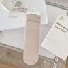 Máquina todo en uno para primavera y verano, calcetín de costura sin hueso para mujer con talón, malla recta transpirable, calcetines clásicos de color liso de tubo medio