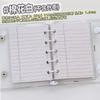 Universal Estilo Linha Horizontal Original M5 Check-in Diário Páginas Internas todo Refil Caderno Papel para Escrita Impressão Frente e Verso