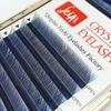 Pestañas Postizas Injertadas Yy de Color Degradado Negro y Azul Comercio Transfronterizo Plantación Natural Sándwich Trébol Al Por Mayor En Stock
