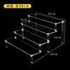 Expositor de acrílico para figuras de juguete de varias capas con escalera de Bubble Mart y caja ciega para muñecas de anime