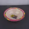 Vajilla de melamina, tazones redondos acanalados, tazones para sopa de 6 pulgadas, 7 pulgadas, 8 pulgadas 9 pulgadas 10 pulgadas tazones grandes para sopa, tazones para arroz, tazones con calcomanía