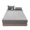 Lençol de Cama de Leite Engrossado Ajustável Estilo Inverno Peça Única Mais Veludo Mais Espessura Quente de Inverno Uso Doméstico Capa Protetora Lençol de Cama Antiderrapante