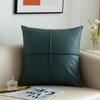Almofada de Tecido Tecnológico Cor Pura Retro Casual Almofada de Sofá Cruzada Feita à Mão Almofada de Cabeceira para Casa Escritório Negócios Cama