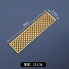 Plato Retro Chino de Bambú Forma de Cruz para Té y Bocadillos Plato para Bocadillos y Pasteles Posavasos para Taza Portavasos Bandeja de Bambú Tejido para Poner en la Mesa