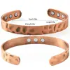 Pulsera Cruzada de Dos Colores Tridimensional de Alta Venta en Amazon Transfronterizo, Moda Retro, 9 Piedras Magnéticas, Joyería de Mano de Estilo Abierto al por Mayor
