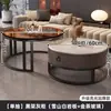 Mesa de Centro de Madeira Maciça Sala de Estar Uso Doméstico Apartamento Pequeno Moderno Simples Luxo Leve Sensação de Alto Padrão Camada Dupla Mesa de Chá para Sofá