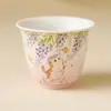 Fabricante Wisteria Lenguaje de Gato Taza de Té Taza para Propietario de Hogar Uso Personal Cerámica Kung Fu Juego de Té Artículos para el Hogar Taza de Té Cuenco de Té