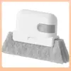 Nuevo Cepillo Limpiador Dos en Uno Desmontable para Ranuras de Ventana, Cepillo para Ranuras de Puertas y Ventanas, Cepillo para Esquinas de Ranuras de Ventanas de Cristal, Cepillo para Repisa de Ventana