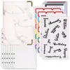 Amazon Transfronterizo Planificador A6 Cuaderno de Hojas Sueltas Libro de Presupuesto Libro de Ahorro de Dinero Libro de Contabilidad de Efectivo de Cuero PU En Stock