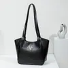 Bolso Canasta de Verduras Estilo Nuevo para Mujer, Bolso Tote Versátil con Textura de Cuero Sintético Vintage, Bolso de Hombro de Moda para Viajes Diarios