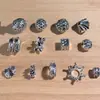 Estilo Retro Estilo Xizang Aleación Corona Antigua Espaciador de Cuentas Diy Accesorios de Cristal Pulsera Collar Accesorios con Cuentas