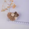 Tecido Encaracolado Coração de Pêssego Tecido Acessórios Pequenos Novos Acessórios de Pelúcia Broche Grampo de Cabelo Coração de Tecido Acessórios para Roupas Materiais para Sapatos
