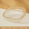 Spit Bone Dish Household Food Grade Mesa de jantar Garbage Prato High-end New Spit Bone Prato Prato Prato de Frutas Engrossado Prato de Frutas