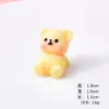 Galleta de Oso Estéreo Simulada Juguete de Comida Accesorios de Resina Casa de Muñecas Animal Diadema DIY Imán para Refrigerador Decoración de Escritorio