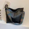 Bolso Vintage de Gran Capacidad para Viajes Diario de Mujer 2023 Invierno Nuevo Bolso Tote Casual Simple Bolso de Hombro de Moda de Nicho