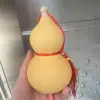 Colgante de Calabaza Natural Abierta Chisme Suerte Li Bai Borracho Adornos de Calabaza Natural Artesanía Calabaza de Vino