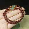 Sândalo Sangue de Sândalo Nó de Bambu Mini Pulseira 5*7 Pulseira Acessórios Culturais Masculinos e Femininos Contas de Buda Rosário Fabricante Atacado