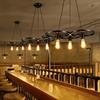 Estilo Industrial Retro Restaurante Bar Cafetería Rural Americano Pastoral Salón de Té Tienda de Ropa Cibercafé Lámpara de Techo de Rueda