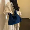 Estilo Perezoso Lienzo Gran Capacidad Bolso de Axila para Mujer 2026 Otoño Nuevo Estilo Moda Alta Apariencia Valor Chic Bolso de Hombro Único