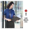 Camisas Profissionais para Mulheres, Manga Curta Verão Estilo Coreano, Cor Sólida Camisas de Trabalho em Grupo para Estudantes, Camisas Masculinas com Impressão de Logo Opcional