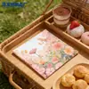 Guardanapos Gesang com Estampa Floral Amazon Guardanapos para Restaurante Ocidental Venda Quente Transfronteiriça Guardanapos de Papel Polpa de Madeira Pura