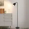 Luminária de Chão Sala de Estar Quarto de Estudante Sala de Estudo LED Simples Moderna Regulável Proteção para os Olhos Leitura Metal Luminária de Chão