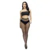 Medias de Rejilla Transfronterizas Europeas y Americanas Medias de Rejilla Patrón Retro Sexy Encaje de Tatuaje Encaje Jacquard Corporal Parte Inferior Calada