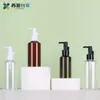 Botella de Loción de 100 ml en Stock con Hombro Inclinado, Botella Dispensadora de Champú y Gel de Ducha de 280 ml, Botella de Cuidado Premium Tipo Prensa, Botella Vacía