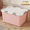 Caja de Almacenamiento Engrosada, Caja de Almacenamiento para Ropa y Juguetes Domésticos de Gran Capacidad, Caja de Almacenamiento de Plástico, Caja de Almacenamiento y Organización Extra Grande
