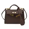 Bolso Satchel Casual Elegante Cuadrado Pequeño para Mujer 2025 Otoño Nueva Moda Elegante Exquisito Moderno Bolso de Hombro Único Cruzado