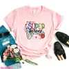 Camiseta Divertida para Mujer con Estampado de Letras de Enfermera Leopardo ECG Heal Lov