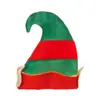 Vendas Diretas de Fábrica Novas Decorações de Natal Chapéu de Elfo Chapéu de Natal de Veludo Dourado para Adultos com Orelhas Chapéu de Elfo
