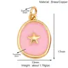 S28 Accesorios para joyería DIY micro incrustación aceite mini sol rayo molino de viento copo de nieve luna estrellas