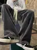 Pantalones Rectos de Pana de Primavera y Otoño para Hombre, Pantalones Coreanos de Pierna Ancha, Otoño e Invierno, High Street Japonés, Pareja, Sueltos, Casuales